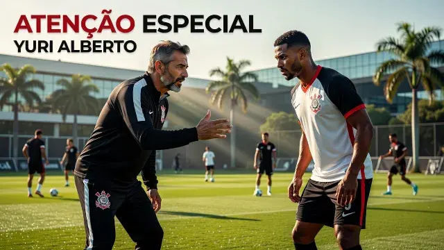 Diniz Trabalha Finalizações com Yuri Alberto na Pausa e Colhe Frutos