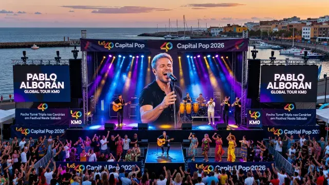 Pablo Alborán Fecha Turnê Tripla nas Canárias em Festival Neste Sábado